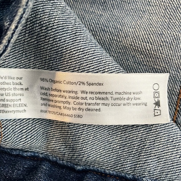 Eileen Fisher Cropped Jean Jacket - Picture 11 of 11